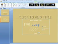 Kako dodati grafikon obstoječemu diapozitivu programa PowerPoint 2007
