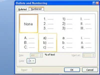 Kā izveidot ligzdotos sarakstus PowerPoint 2007 slaidā