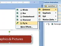 Kā noteikt laiku jūsu PowerPoint 2007 animācijām