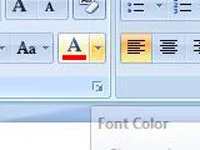 Kako svojemu besedilu v programu PowerPoint 2007 dodati barvo