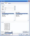 Kā lietot sadaļas formātu programmā Word 2007