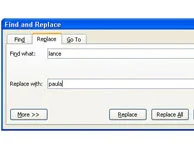 Kā aizstāt tekstu programmā Word 2007