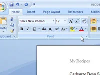 Kā formatēt fontus Word 2007 aizzīmju sarakstos