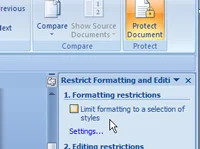 Kā aizsargāt savu Word 2007 dokumentu