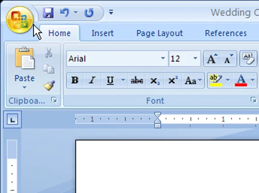 Word 2007 rādītāja atjaunināšana
