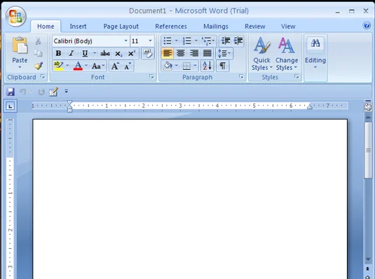 Kā lietot Outline View programmā Word 2007