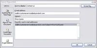 Како да уметнете везу за слање е-поште у радну свеску Екцел 2007