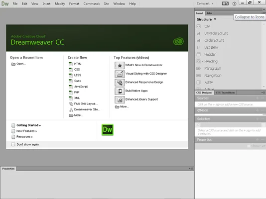 Dreamweaver CC For LuckyTemplates Cheat Sheet