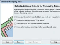 Hogyan tisztítsuk meg a vállalati fájlokat a QuickBooks 2011-ben
