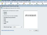 Как да настроите списъка на сметкоплана в QuickBooks 2011