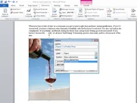 Kā pievienot parakstu grafikai Word 2010 dokumentā