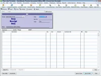 A tételek átvételének rögzítése a QuickBooks 2010-ben