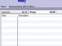 A tételek átvételének rögzítése a QuickBooks 2010-ben