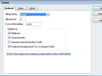 Az alapvető bérszámfejtés beállítása a QuickBooks 2010-ben