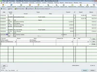 A regisztrációs tranzakciók rögzítése a QuickBooks 2010-ben