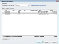 Banki befizetések a QuickBooks 2010 segítségével