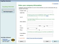 A QuickBooks 2010 EasySetup használata