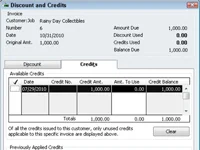 Az ügyfelek fizetéseinek rögzítése a QuickBooks 2010-ben