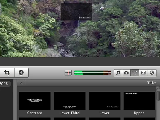 Kuidas lisada oma iMovie projektile pealkirju