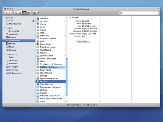 Kuidas kasutada teenuseid programmi võimaluste jagamiseks operatsioonisüsteemis Mac OS X Snow Leopard