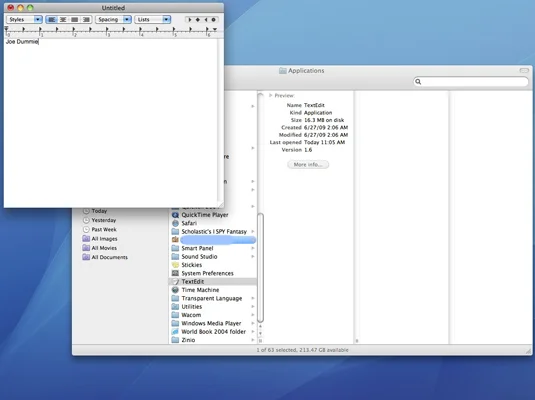 Kuidas kasutada teenuseid programmi võimaluste jagamiseks operatsioonisüsteemis Mac OS X Snow Leopard