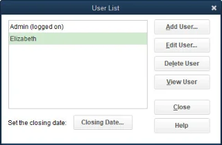 További QuickBooks-felhasználók beállítása