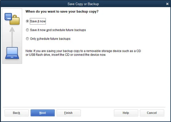 Как да архивирате файла с данни на QuickBooks