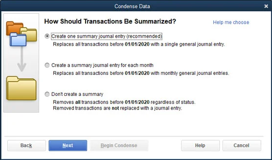Mit jelent a QuickBooks vállalati fájlok tömörítése?