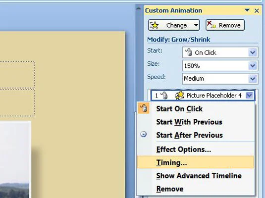 Kā iestatīt aktivizētāju, lai palaistu PowerPoint animāciju