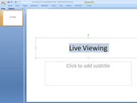 Kā lietot tiešo priekšskatījumu programmā PowerPoint 2007