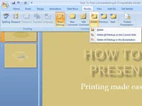 Kā izmantot komentārus savā PowerPoint 2007 prezentācijā