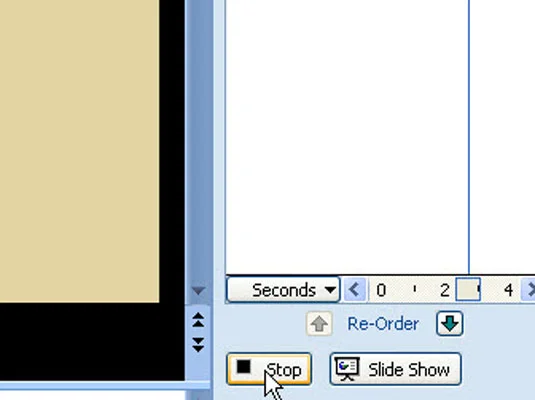 Kako predvajati zvok po nekaj sekundah v PowerPointu 2007
