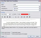 Hogyan jelölje ki a követendő stílust a Word 2007-es dokumentumában