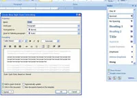 Kā programmā Word 2007 izveidot stilu, pamatojoties uz formatētu tekstu