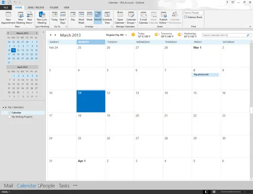 Kā ievadīt tikšanās Outlook 2013 kalendārā