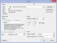 Kā sapludināt ar printeri programmā Word 2013