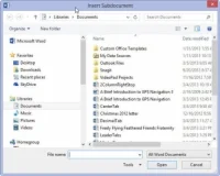 Kā izveidot galveno dokumentu programmā Word 2013
