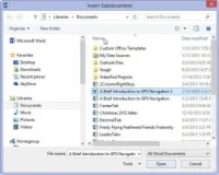 Kā izveidot galveno dokumentu programmā Word 2013