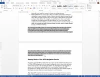 Kā kopēt teksta bloku programmā Word 2013