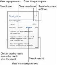Kā atrast tekstu programmā Word 2013