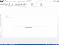 Hur man skapar en mall för kuvert för brevkoppling i Word 2013