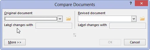 Kā salīdzināt divas dokumenta versijas programmā Word 2013