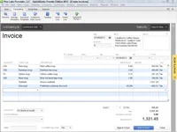 Hogyan számlázhatunk vevőt a QuickBooks 2013-ban
