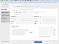 Как да настроите списък с клиенти в QuickBooks 2013