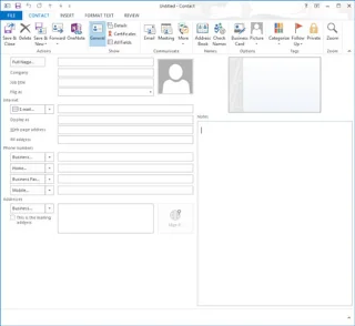 Kako dodati stike v Outlook 2013