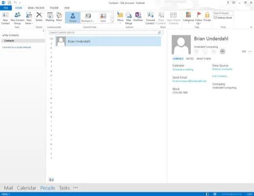 Kako dodati stike v Outlook 2013