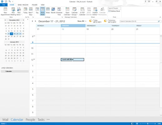 Ātrs un vienkāršs veids, kā ievadīt tikšanās programmā Outlook 2013
