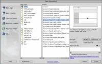 Új dokumentum létrehozása a CSS kezdőlapjairól a Dreamweaver CS6 alkalmazásban