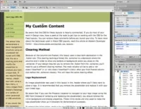 Új dokumentum létrehozása a CSS kezdőlapjairól a Dreamweaver CS6 alkalmazásban