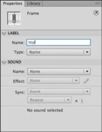 Slik bruker du rammeetiketter i Adobe Flash CS6